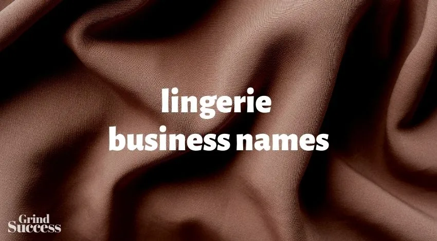 lingerie business names