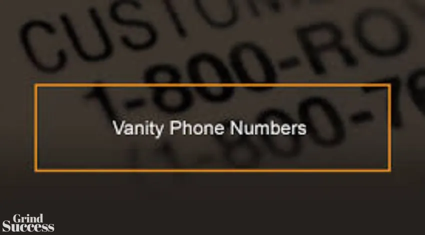 Vanity Number Advertise Your Business