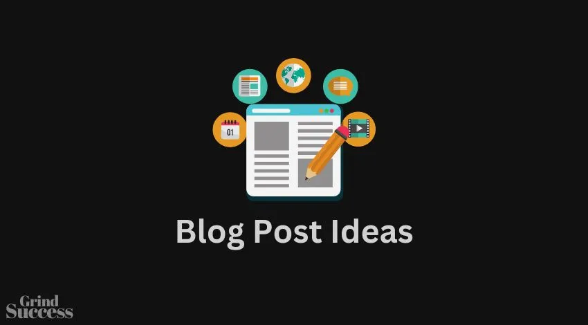 Blog post ideas