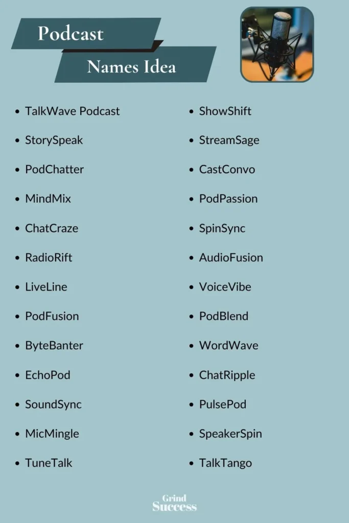Best Podcast Name Ideas